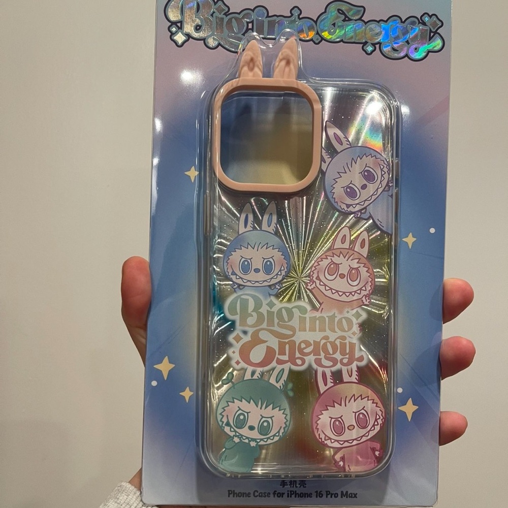 BRAND NEW AUTHENTIC THE MONSTERS Labubu Big into Energy Series-iPhone pro max 16